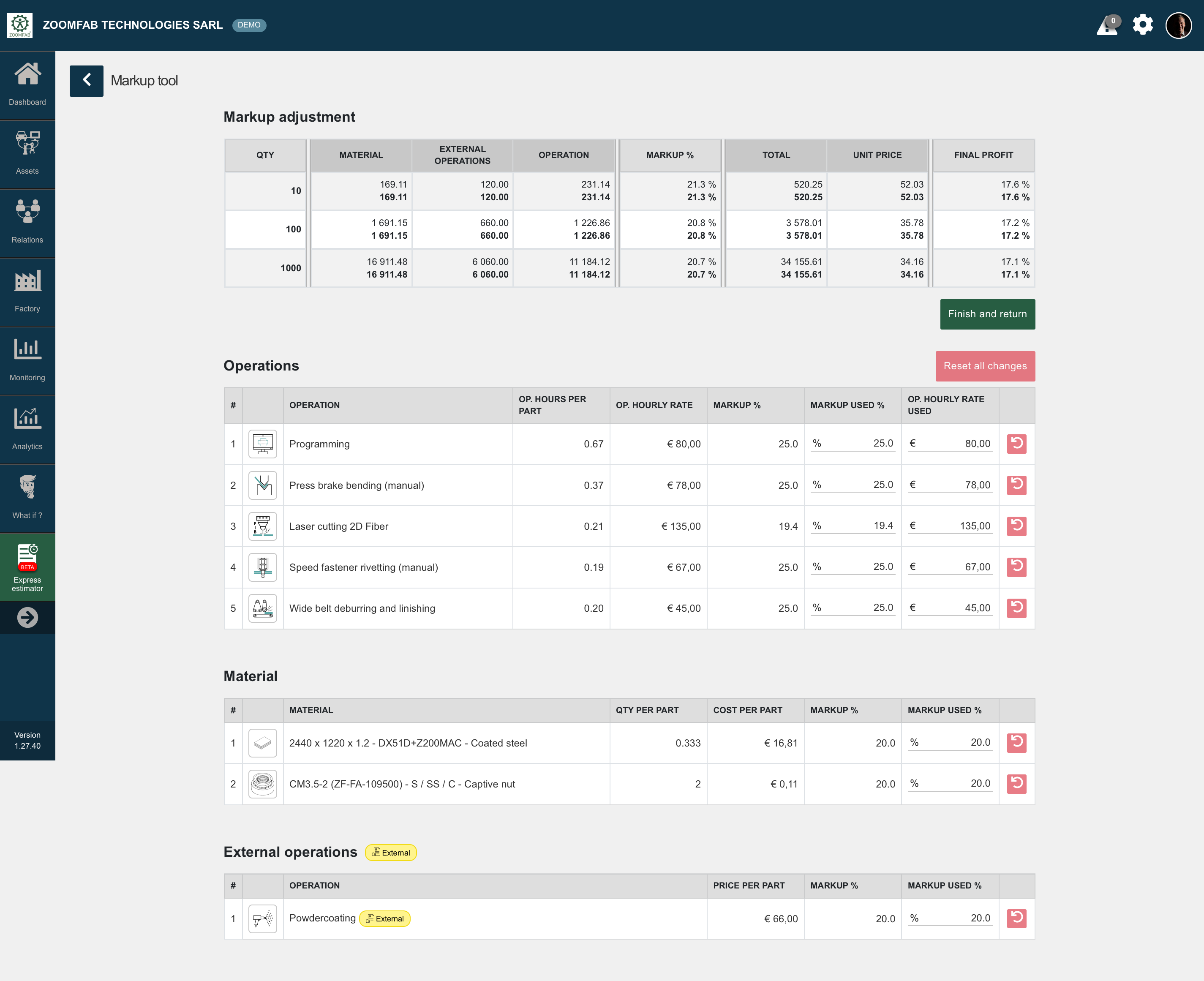 Advanced markup and discount management tool-nochange