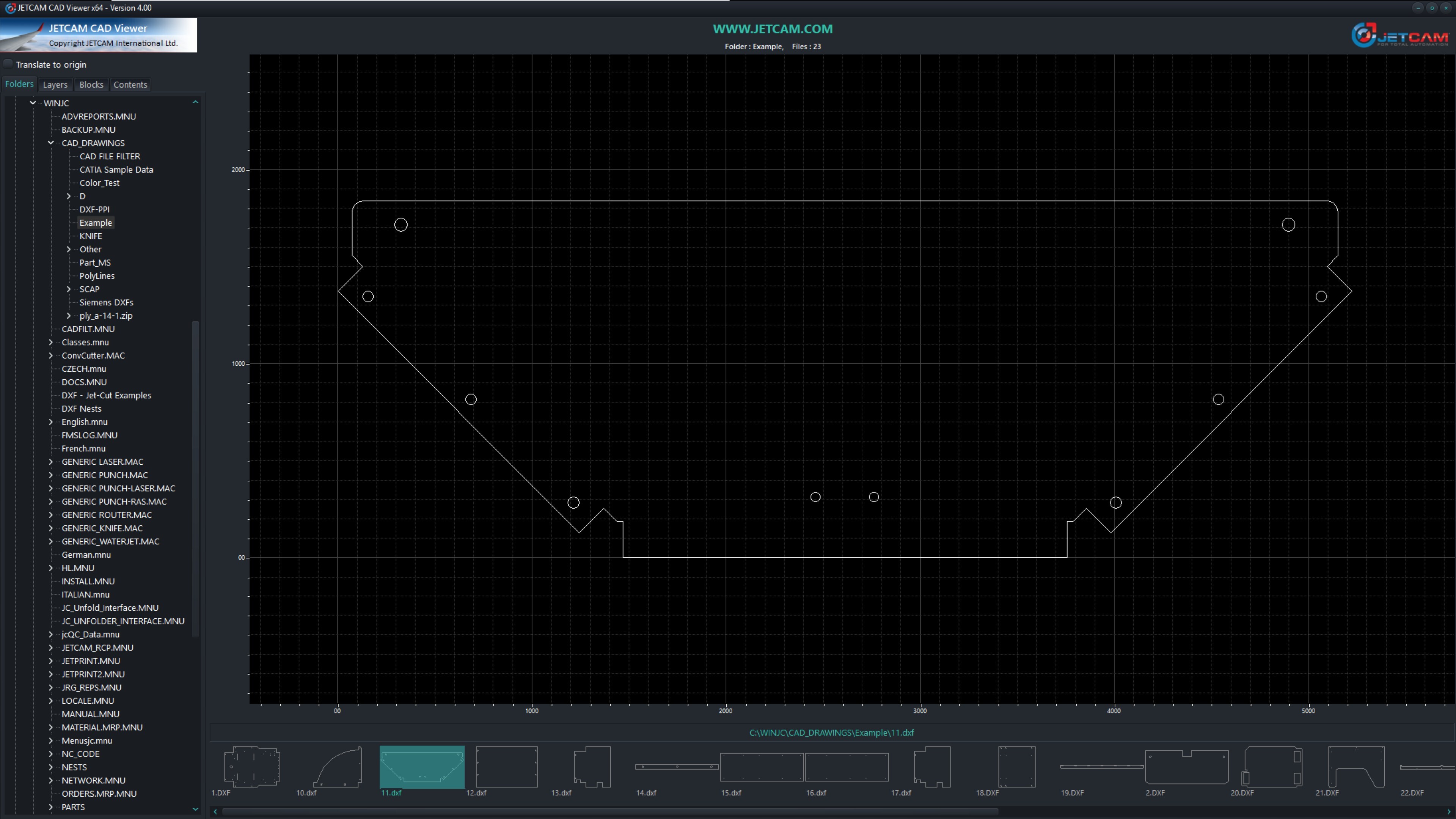 Free DXF CAD Viewer Download from JETCAM